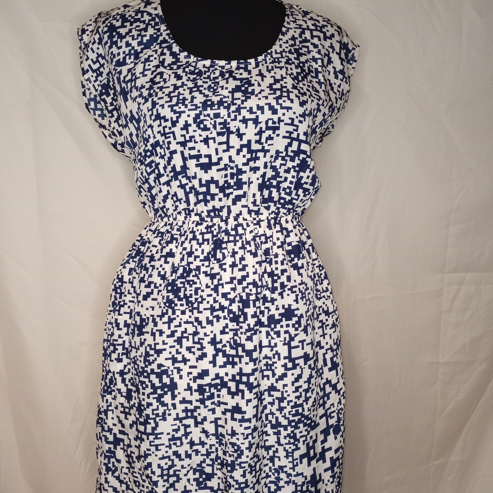 Rue21 Blue and White Dolman Sleeve Sundress